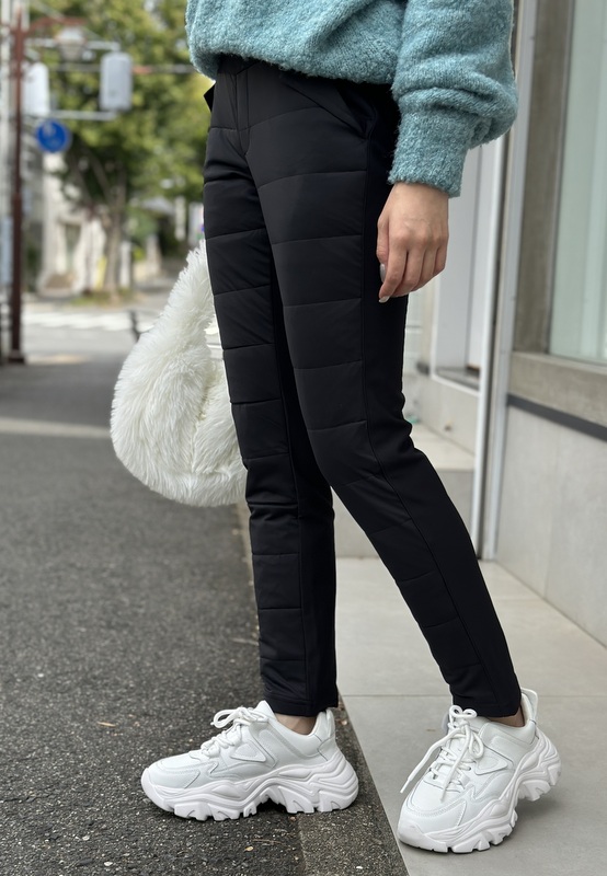 PRECURE / キルティング ダウンパンツ